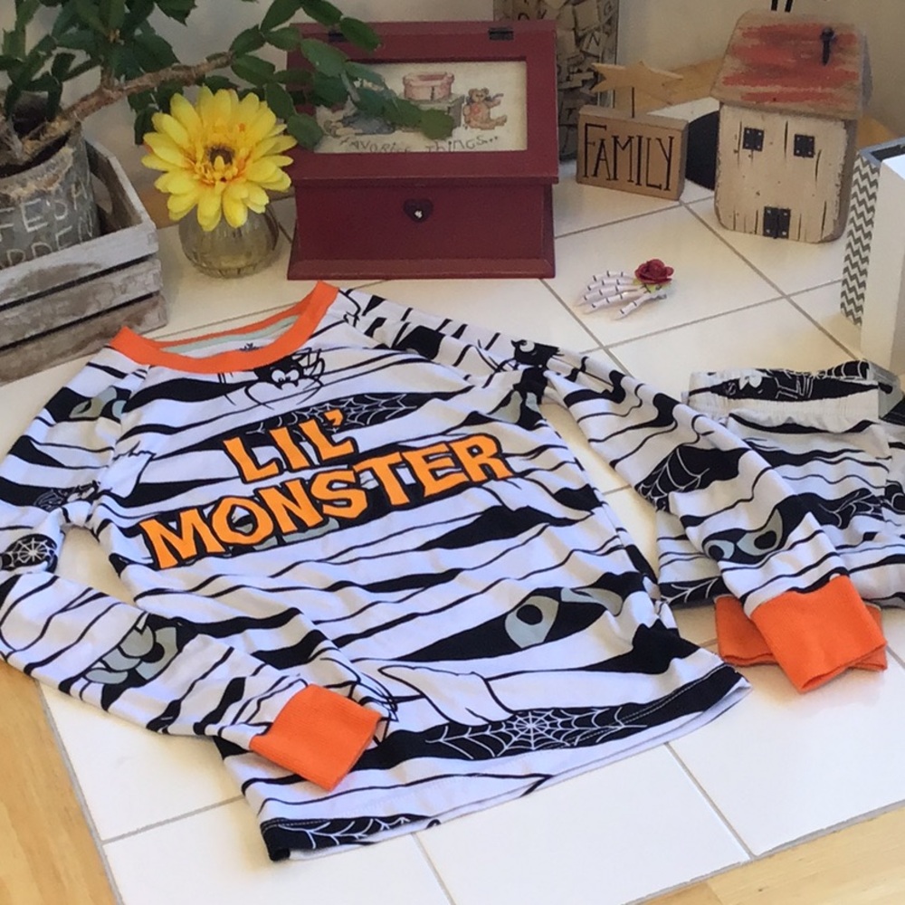 Lil Monster Mummy Costume/PJs Set (#5)